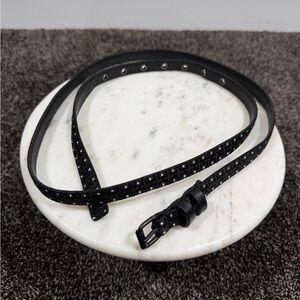 Haider Ackermann Leather / Fabric Thin Belt